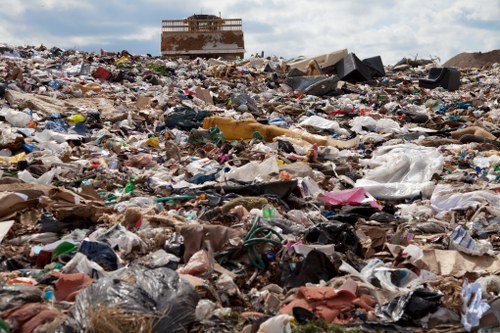 Skipping waste disposal process in Camden Town